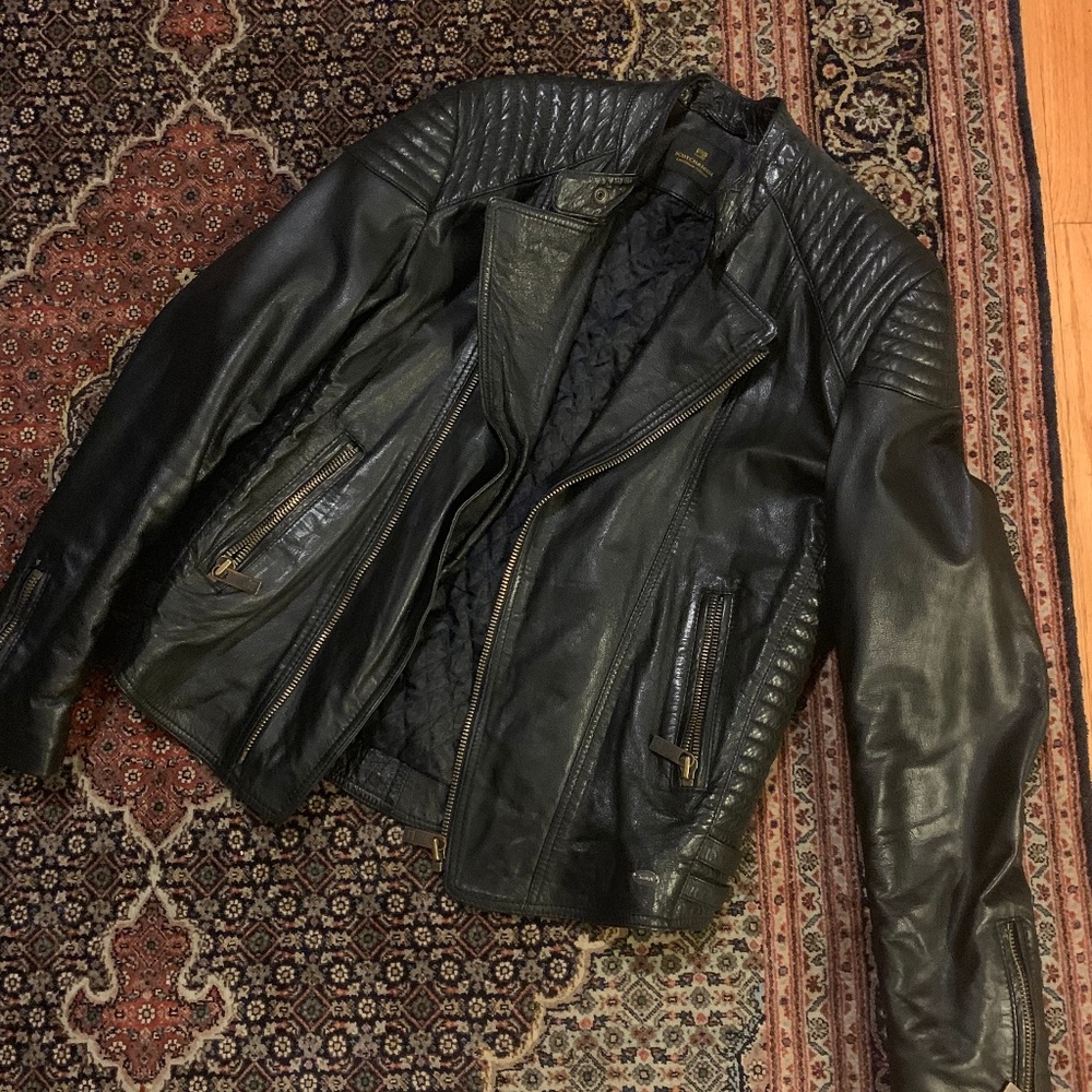 Scotch & Soda leather jacket (medium)